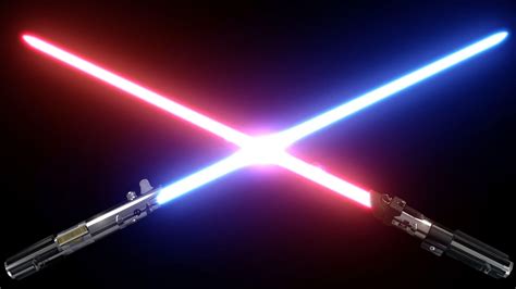 lightsaber blue vs red