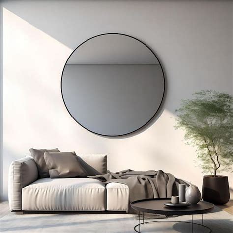 Lightweight Black Wall Mirror