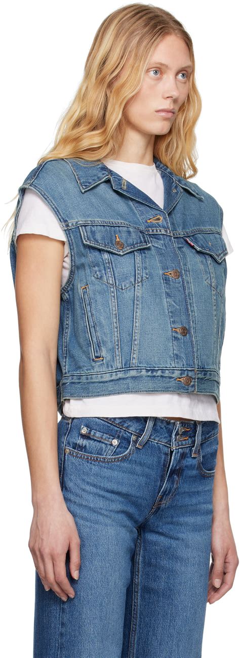 lightweight denim vest