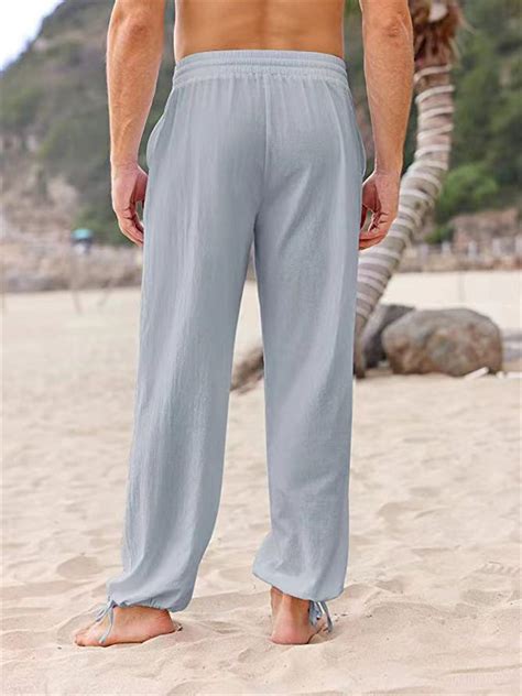 Lightweight Drawstring Beach Pants