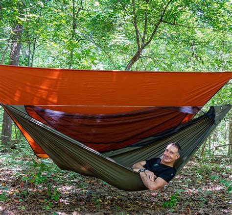 lightweight easy backpacking hammock setup