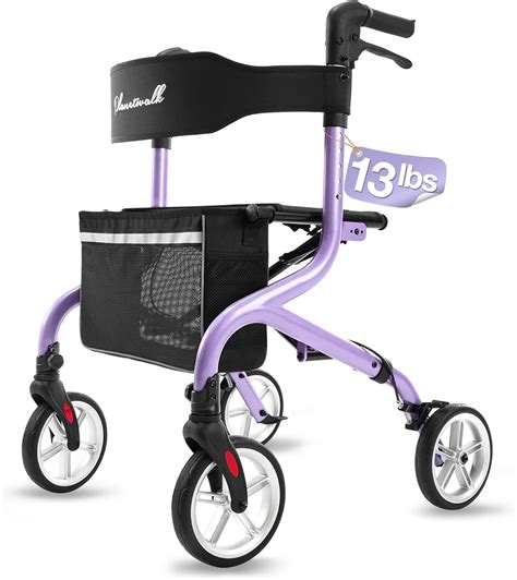 Lightweight Foldable Rollator Walker