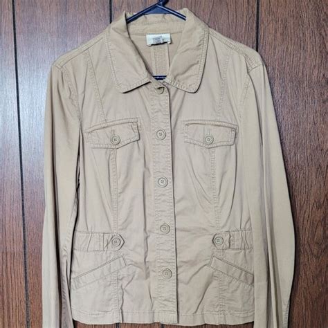 lightweight khaki jacket womens