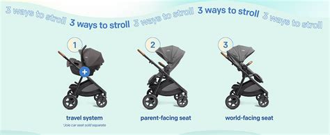 Lightweight Stroller Adjustable Handle Height
