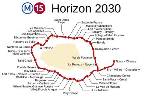 La ligne 15 du « Super Métro francilien » début des travaux en 2015