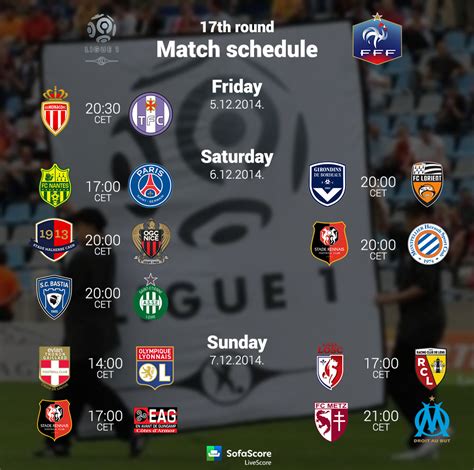 ligue 1 schedule
