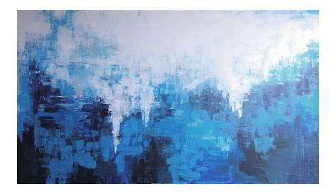 Blue & White Series - Painting 3 Painting by Aatmica Ojha | Saatchi Art