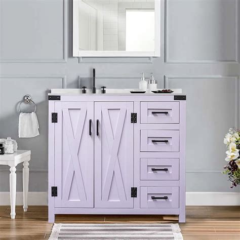 Lilac Bathroom Vanity