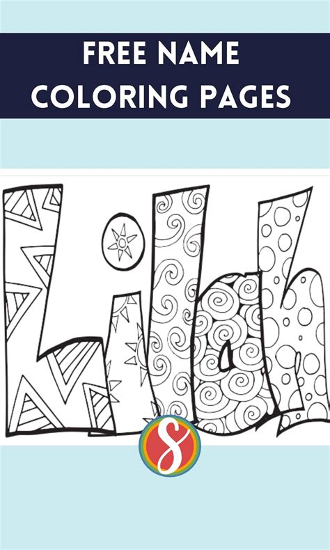 lilah loves you coloring page