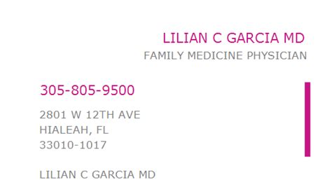 lilian c garcia md