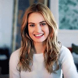 lily james gif