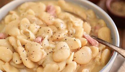 Southern Style Butter Beans Baby Lima Beans Recipe by