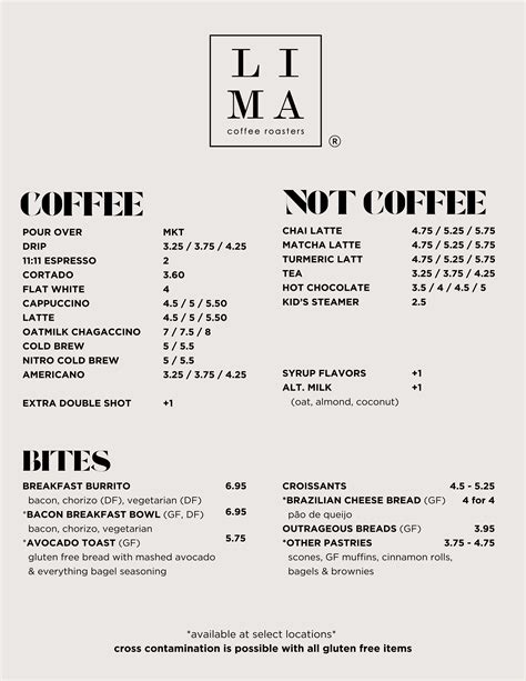 lima coffee roasters