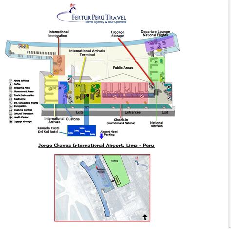 lima peru airport map