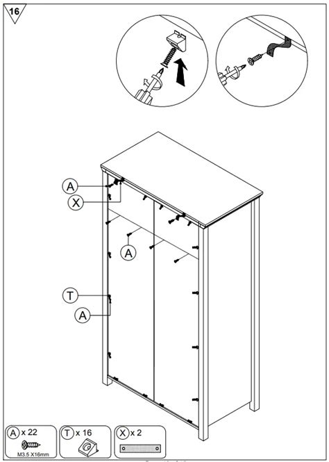 Lima Wardrobe Assembly Instructions