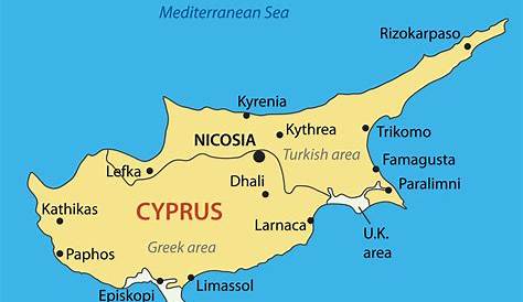 Limassol Cyprus Map In English s Area And City
