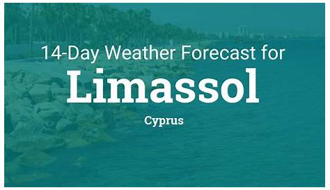 Weather Forecast For July 5 2006 For Limassol Cyprus Blog Of