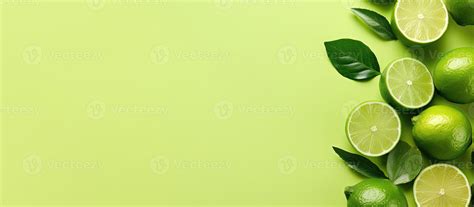 Lime Leaves Background