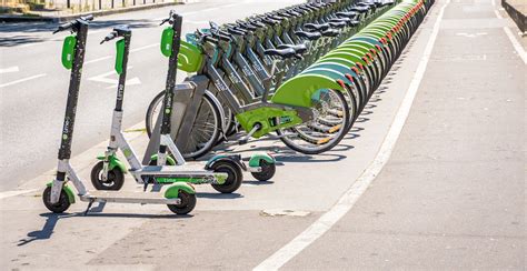 lime scooter bike rack