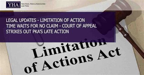 Limitation Of Action