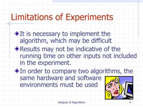 limitations of algorithm in computer