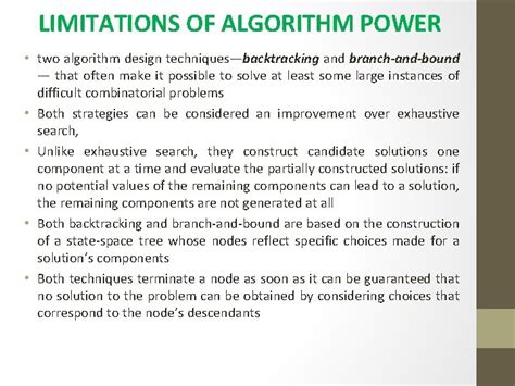 limitations of algorithm power lower-bound arguments