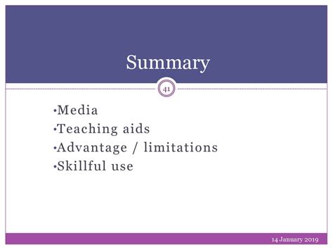 Limitations Of Teaching And Learning Aids