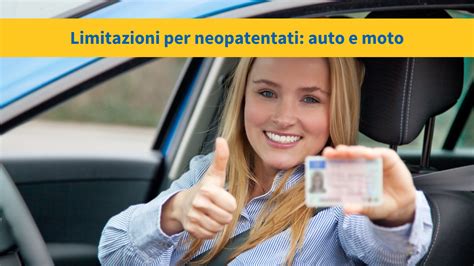 limite auto per neopatentati