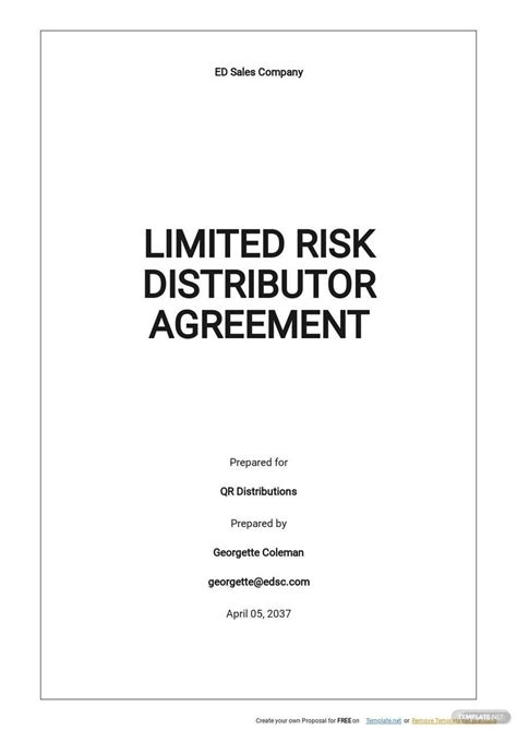 Distribution Agreement Templates 23+ Docs, Free Downloads