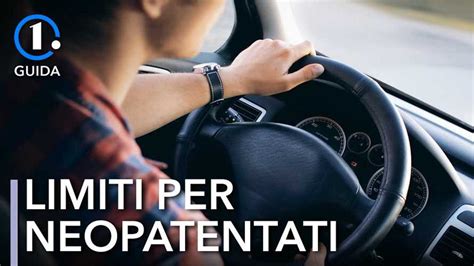 limiti di guida per neopatentati