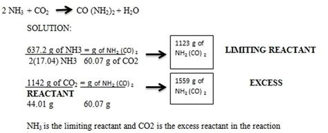 limiting and excess reactants examples pdf