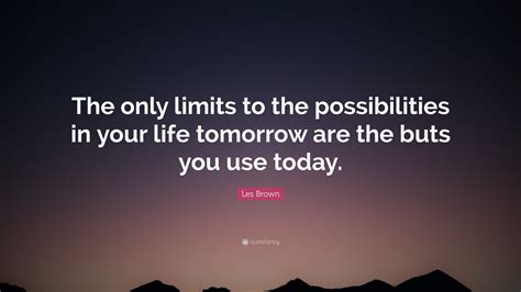 Limits and possibilities