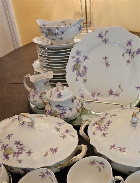 Limoges Violet Pattern