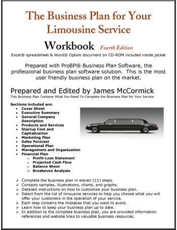 Free Limousine Business Plan AmericanLimousine Sales