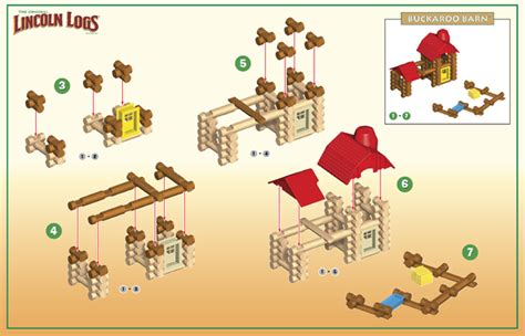 Lincoln Logs Printable Instructions