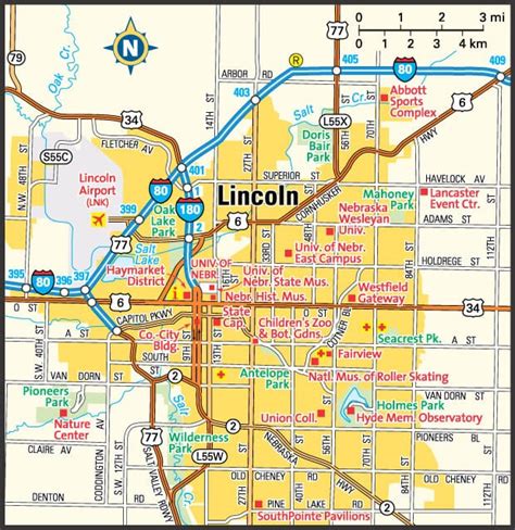 Lincoln Nebraska Map Google