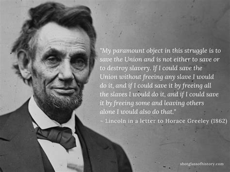 lincoln statement on slavery
