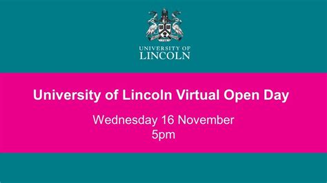 lincoln virtual open day