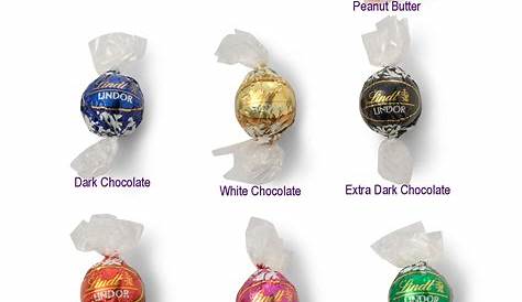 Lindt chocolate, Chocolate flavors, Lindor chocolate flavors