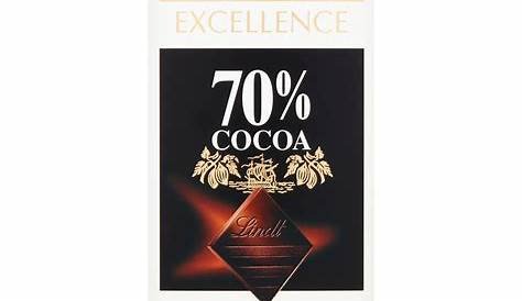 Lindt Excellence Bar, 70% Cocoa Smooth Dark Chocolate, Gluten Free