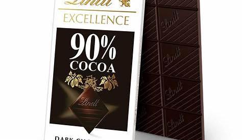 Lindt Excellence 90% Cocoa Dark Chocolate Bar, 100 g - Pack of 5 - Buy