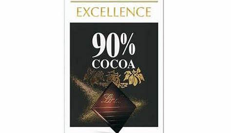 Buy Lindt Excellence 90% Cocoa Dark Chocolate 100g Online - Shop Food