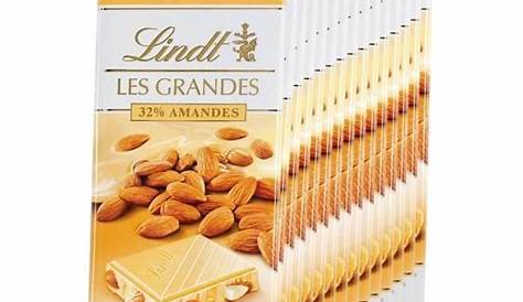 Lindt Les Grandes, Amandes et Chocolat Blanc, 15 P Achat