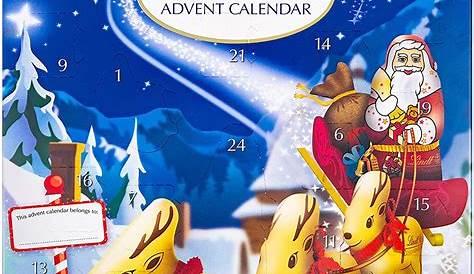 2022 Christmas Advent Calendar Milk Chocolate Lindt Cadbury Kinder