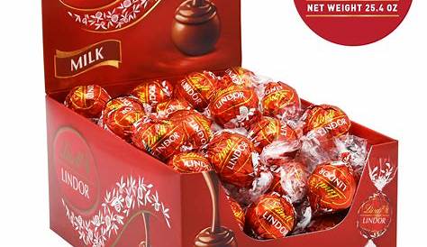 Lindt Lindor Strawberries & Cream Chocolate Truffles Box 200g | Lindt