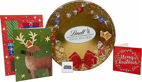 Lindt Festive Selection Santa Teddy Gold Reindeer Truffle Chocolates