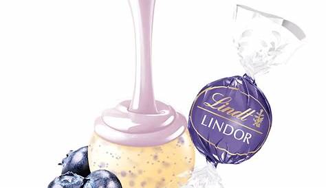 Lindt LINDOR Blueberries & Cream White Chocolate Easter Candy Truffles