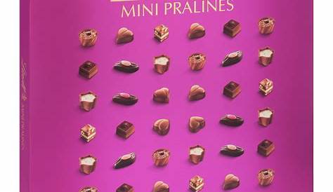 Lindt Mini Schicht-Nougat Pralines 165g 4 Packungen Schokolade Pralinen
