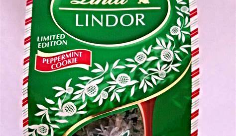 a bag of lindor chocolates sitting on top of a table