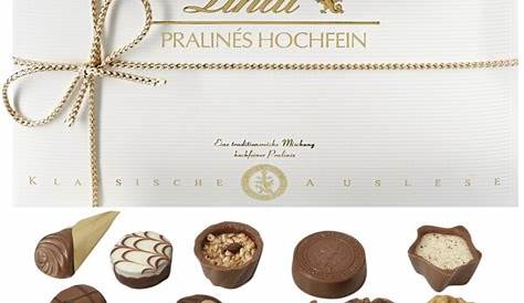 شکلات هدیه لینت پرالین هاشفن Lindt - PRALINES HOCHFEIN - شوکوشاپ